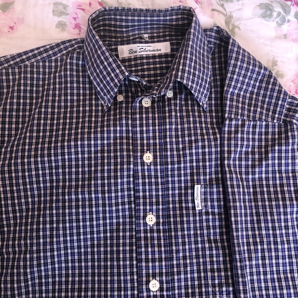 Ben Sherman Vintage Long Sleeve Plaid Shirt